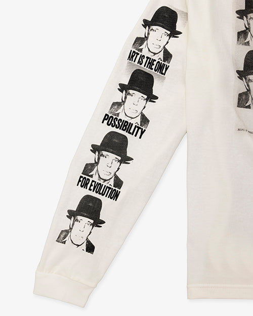 Joseph Beuys Warhol Long Sleeve T-shirt