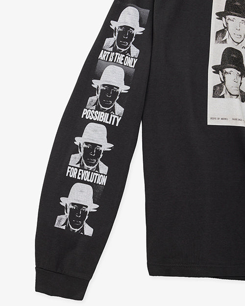 Joseph Beuys Warhol Long Sleeve T-shirt
