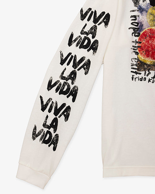 Frida Kahlo VIVA LA VIDA Long Sleeve T-shirt