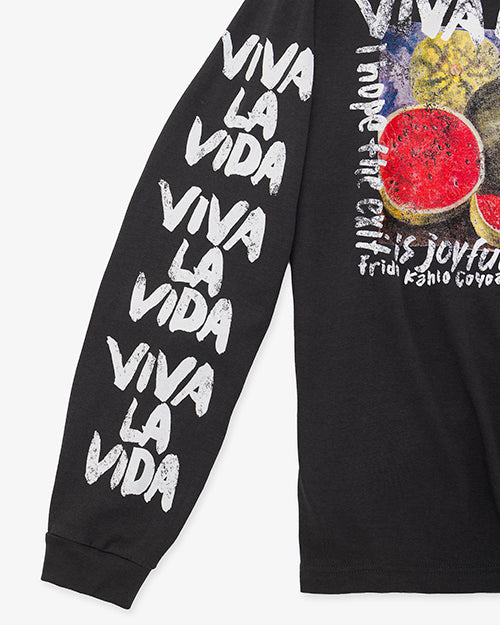 Frida Kahlo VIVA LA VIDA Long Sleeve T-shirt