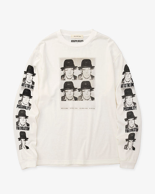 Joseph Beuys Warhol Long Sleeve T-shirt